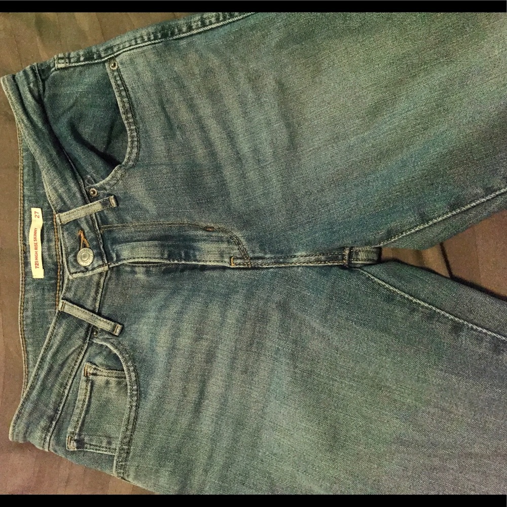 Levi 721 Ankle Skinny Jeans